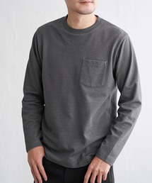 ikka | ライトダンボールＷフェイスロンＴ(Tシャツ/カットソー)