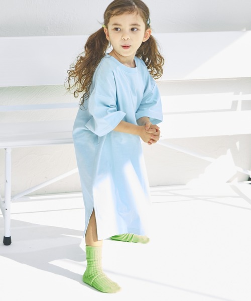 pairmanon(ペアマノン)の「【綿100%】バックプリントTシャツワンピース(ワンピース・キッズ・ブルー/パープル/ピンク/ピンク系その他・130/90/100/140/150/120/110)」の12枚目の写真