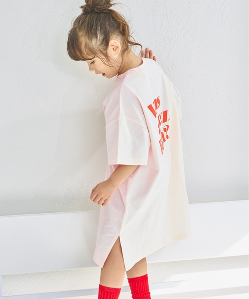 pairmanon(ペアマノン)の「【綿100%】バックプリントTシャツワンピース(ワンピース・キッズ・ブルー/パープル/ピンク/ピンク系その他・130/90/100/140/150/120/110)」の19枚目の写真