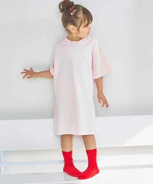 pairmanon(ペアマノン)の「【綿100%】バックプリントTシャツワンピース(ワンピース・キッズ・ブルー/パープル/ピンク/ピンク系その他・130/90/100/140/150/120/110)」の21枚目の写真