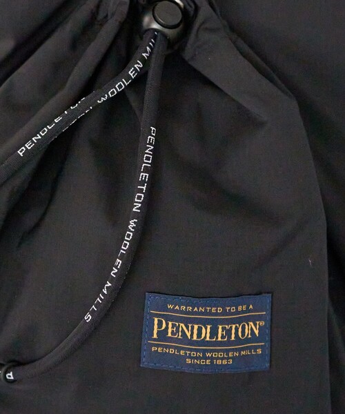 FREAK'S STORE（フリークスストア）の「限定展開 PENDLETON×FREAK'S STORE/ペンドルトン 別注 チェック ナップサック（バックパック/リュック・レディース・ブラック/ブルー/ベージュ・ONE SIZE）」の11枚目の写真