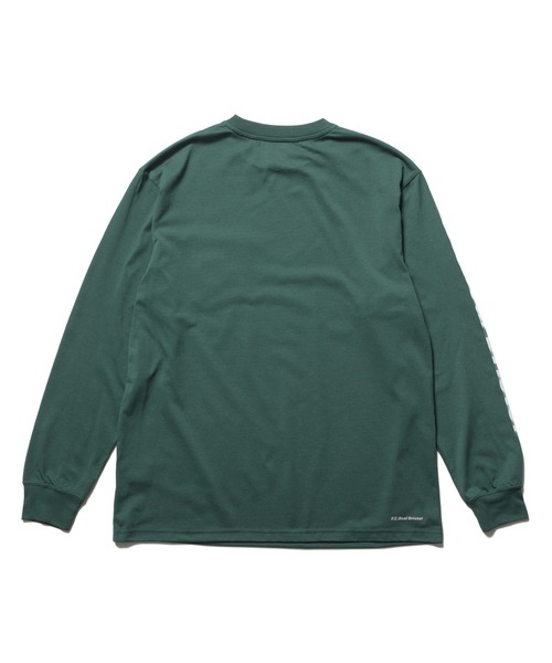 トップス Bristol BLURRED LOGO L/S TEAM POCKET TEE BLURRED LOGO L/S TEAM POCKET TEE(M WHITE): F.C.Real Bristol