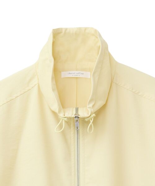 Green　Parks（グリーンパークス）の「撥水加工　スタンドドロストブルゾン（ブルゾン・レディース・アイボリー/カーキ/イエロー・FREE）」の8枚目の写真