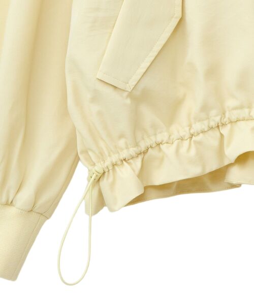 Green　Parks（グリーンパークス）の「撥水加工　スタンドドロストブルゾン（ブルゾン・レディース・アイボリー/カーキ/イエロー・FREE）」の10枚目の写真