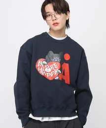 ALAND | 【UNISEX】Romane×ALAND/MOGRYプルオーバー(裏起毛)(スウェット)