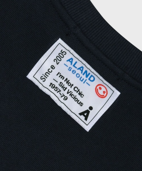 ALAND（エーランド）の「【UNISEX】Romane×ALAND／MOGRYプルオーバー（裏起毛）（スウェット・レディース・グレー/ネイビー・LARGE/MEDIUM）」の6枚目の写真