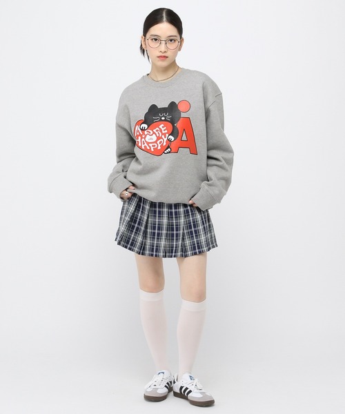 トレーナー スウェット 「UNISEX」Romane×ALAND／MOGRYプルオーバー（裏起毛） レディース メンズ UNISEX】Romane×ALAND／MOGRYプルオーバー（裏起毛
