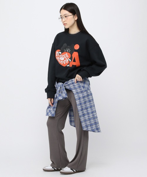 トレーナー スウェット 「UNISEX」Romane×ALAND／MOGRYプルオーバー（裏起毛） レディース メンズ ALAND トレーナー スウェット 「UNISEX」Romane×ALAND／MOGRY