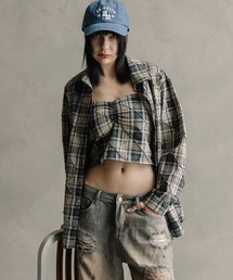 FOREVER 21 | 【2025SS】ビスチェセットシャツ(シャツ/ブラウス)