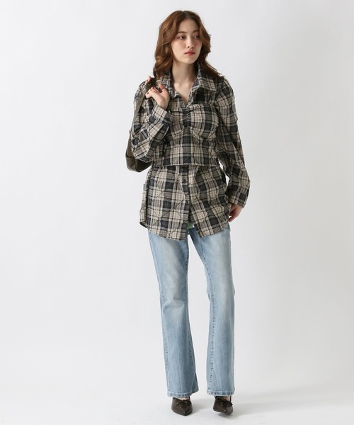 FOREVER 21（フォーエバー トゥエンティーワン）の「【2025SS】ビスチェセットシャツ（シャツ/ブラウス・レディース・レッド/ネイビー・FREE）」の20枚目の写真