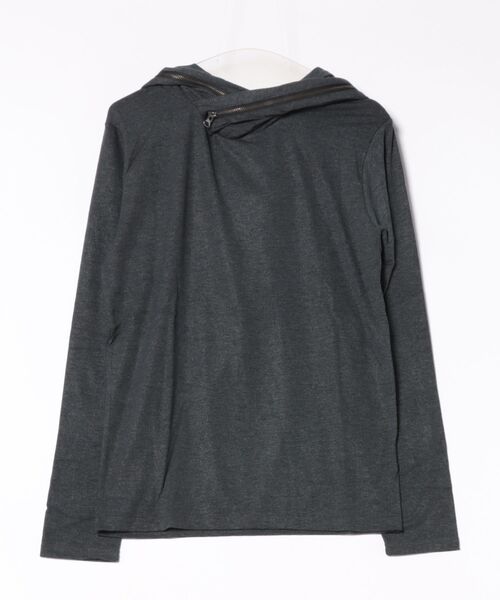 Mag.(マグ)の「【Growth by Grail】ZIPデザインプルパーカー(パーカー・メンズ・ブラック/ホワイト/グレー・LARGE/MEDIUM)」の3枚目の写真