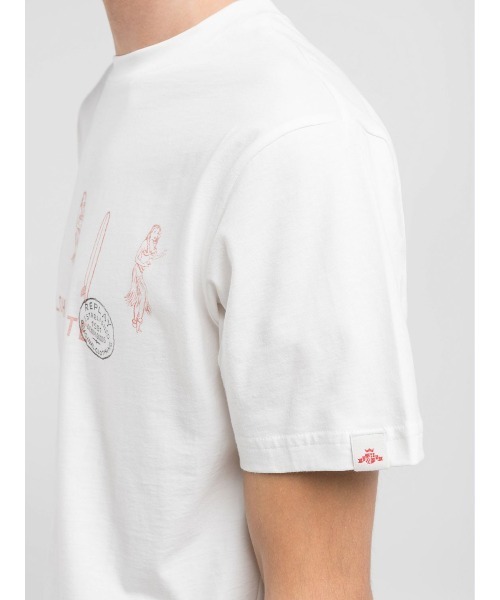 REPLAY(リプレイ)の「コットンジャ-ジーHAWAIANプリントTシャツ(Tシャツ/カットソー・メンズ・ホワイト/ブラック・LARGE/X-LARGE/SMALL/MEDIUM)」の6枚目の写真