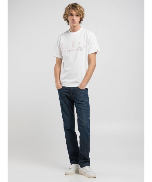 REPLAY(リプレイ)の「コットンジャ-ジーHAWAIANプリントTシャツ(Tシャツ/カットソー・メンズ・ホワイト/ブラック・LARGE/X-LARGE/SMALL/MEDIUM)」の7枚目の写真