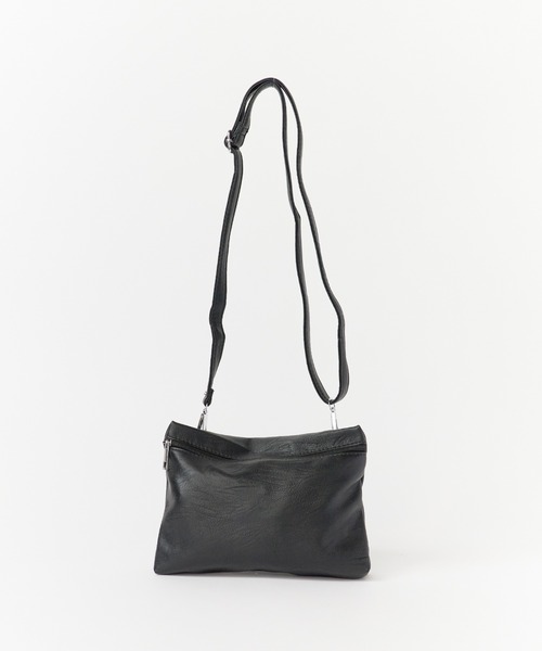 ROOPTOKYO（ループトウキョウ）の「ミニショルダーバッグ付きフェイクレザーハンドバッグ 大容量（ショルダーバッグ・メンズ・ブラウン/ブラック/アイボリー・FREE）」の5枚目の写真