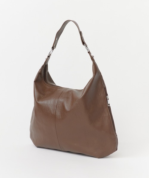 ROOPTOKYO（ループトウキョウ）の「ミニショルダーバッグ付きフェイクレザーハンドバッグ 大容量（ショルダーバッグ・メンズ・ブラウン/ブラック/アイボリー・FREE）」の10枚目の写真