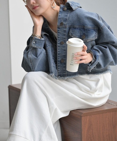 美品✨UGG アグ　デニムジャケット　Gジャン　フロントプリーツ　ジーンズ UGG 16年春の新作 - カラフルな色彩やウォッシュドデニムの