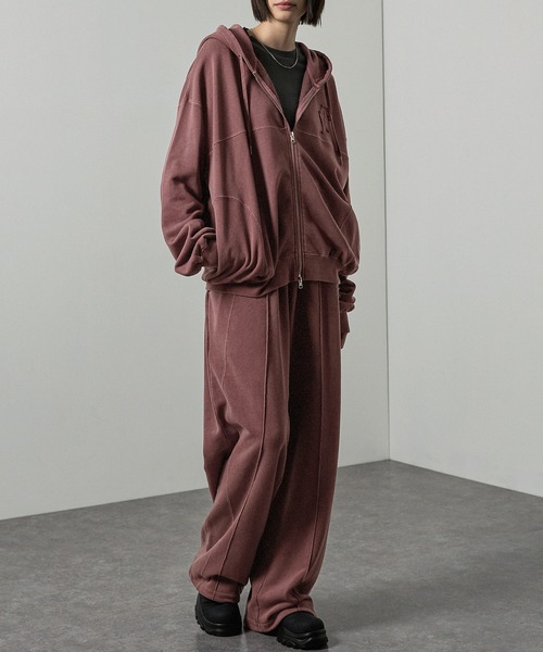 Alfred Alex セットアップ セットアップ 2点セット ビッグシルエットオープンカラー半袖