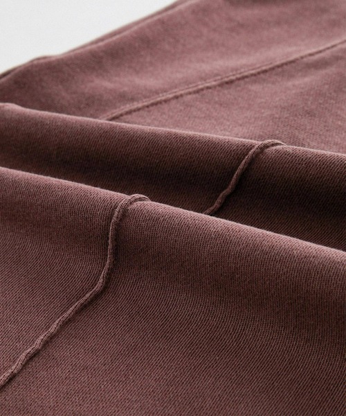 Alfred Alex(アルフレッドアレックス)の「【Alfred Alex】ヴィンテージメイクピグメントダメージパッチロゴドロストカーブスウェットパンツ【セットアップ対応】(スウェットパンツ・メンズ・ブラック/ワインレッド/チャコール・S/M/L)」の20枚目の写真