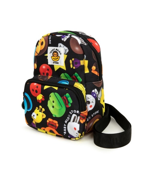 BABY MILO STORE（ベイビーマイロストア）の「MILO 3D ALL PRINT PATTERN MICRO BACKPACK（バックパック/リュック・メンズ・ブラック・FREE）」の3枚目の写真