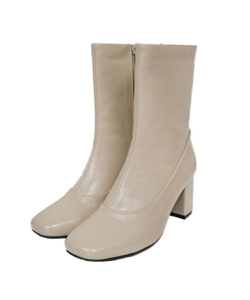 F i.n.t（フィント）の「【晴雨兼用】スクエアトゥレインブーツ/F&A/fint　フィント（レインシューズ・レディース・ブラウン/アイボリー/ブラック・L/M/S）」の15枚目の写真