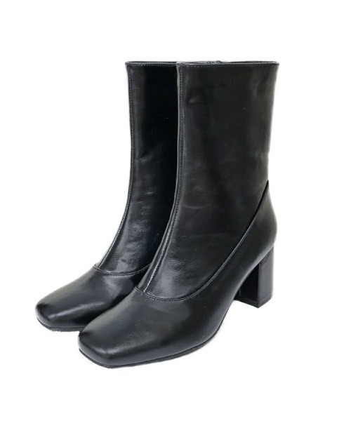 F i.n.t（フィント）の「【晴雨兼用】スクエアトゥレインブーツ/F&A/fint　フィント（レインシューズ・レディース・ブラウン/アイボリー/ブラック・L/M/S）」の17枚目の写真