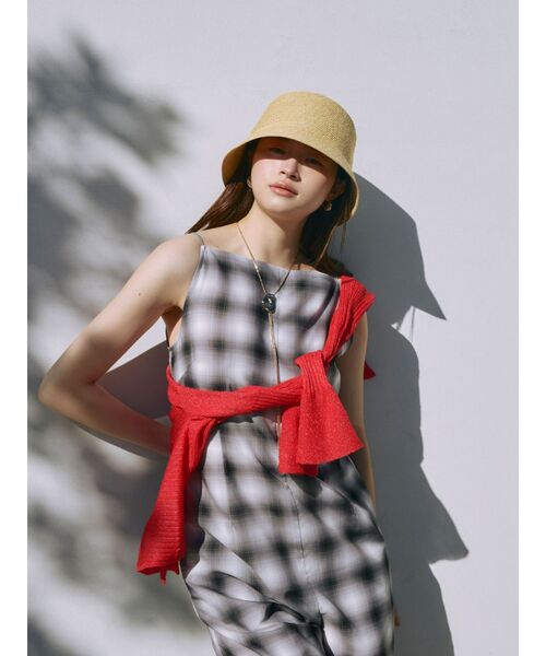 LAGUNAMOON（ラグナムーン）の「ハンドウォッシャブルバケットハット（ハット・レディース・ベージュ/ブラウン・FREE）」の8枚目の写真