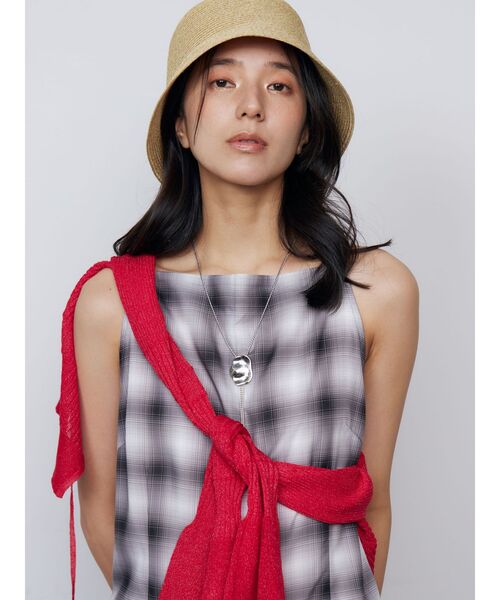 LAGUNAMOON（ラグナムーン）の「ハンドウォッシャブルバケットハット（ハット・レディース・ベージュ/ブラウン・FREE）」の21枚目の写真