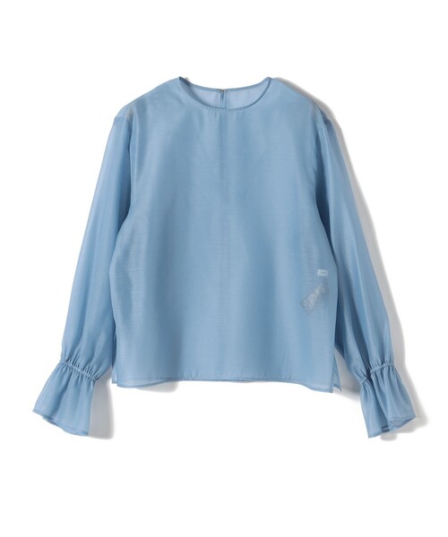 SHIPS◆長袖ブラウス/36/コットン/BLU/311-15-0613 シップスSHIPS 長袖ブラウス 紺 36(S) バンドカラー シャツ
