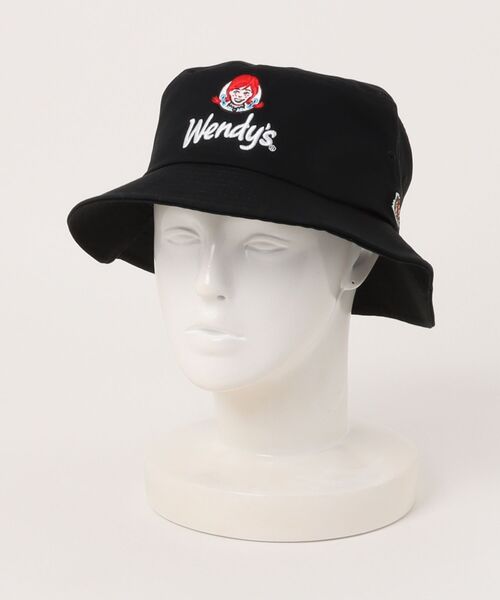 FRUIT OF THE LOOM(フルーツオブザルーム)の「【FRUIT OF THE LOOM】EX Wendy's COLLAB BUCKETHAT/ウェンディーズ コラボ/バケットハット(ハット・レディース・ブラック/オフホワイト/ベージュ・FREE)」の2枚目の写真