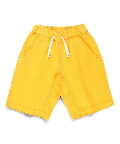 BRANSHES（ブランシェス）の「【爽パン / 綿100％】パナマ織りカラーハーフパンツ（その他パンツ・キッズ・ブラック/ネイビー/チャコールグレー/グリーン/イエロー/オレンジ/ブルー・90/100/110/120/80/130/140/150/160）」の6枚目の写真