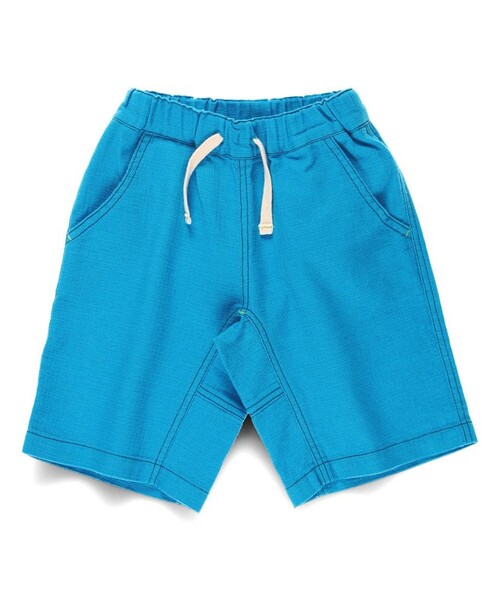 BRANSHES（ブランシェス）の「【爽パン / 綿100％】パナマ織りカラーハーフパンツ（その他パンツ・キッズ・ブラック/ネイビー/チャコールグレー/グリーン/イエロー/オレンジ/ブルー・90/100/110/120/80/130/140/150/160）」の5枚目の写真