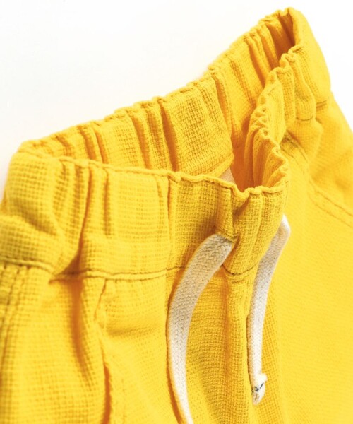 BRANSHES（ブランシェス）の「【爽パン / 綿100％】パナマ織りカラーハーフパンツ（その他パンツ・キッズ・ブラック/ネイビー/チャコールグレー/グリーン/イエロー/オレンジ/ブルー・90/100/110/120/80/130/140/150/160）」の18枚目の写真