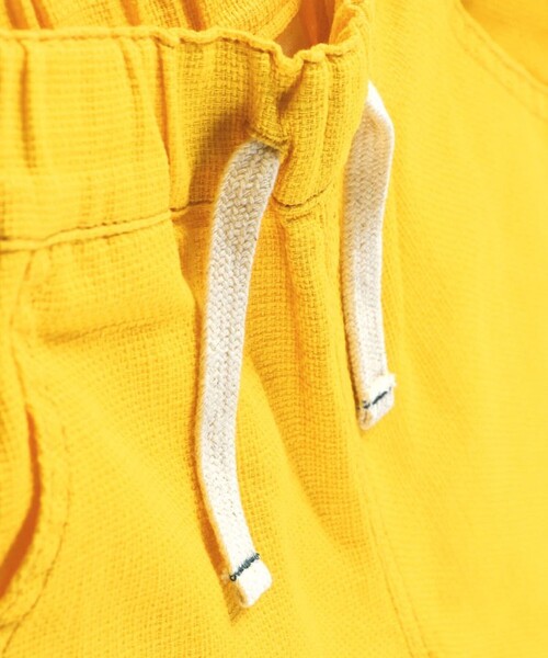 BRANSHES（ブランシェス）の「【爽パン / 綿100％】パナマ織りカラーハーフパンツ（その他パンツ・キッズ・ブラック/ネイビー/チャコールグレー/グリーン/イエロー/オレンジ/ブルー・90/100/110/120/80/130/140/150/160）」の19枚目の写真