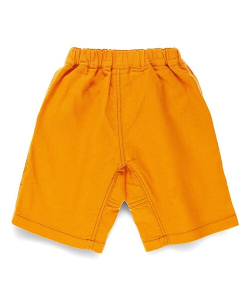 BRANSHES（ブランシェス）の「【爽パン / 綿100％】パナマ織りカラーハーフパンツ（その他パンツ・キッズ・ブラック/ネイビー/チャコールグレー/グリーン/イエロー/オレンジ/ブルー・90/100/110/120/80/130/140/150/160）」の9枚目の写真