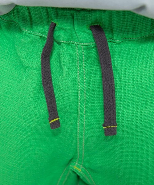 BRANSHES（ブランシェス）の「【爽パン / 綿100％】パナマ織りカラーハーフパンツ（その他パンツ・キッズ・ブラック/ネイビー/チャコールグレー/グリーン/イエロー/オレンジ/ブルー・90/100/110/120/80/130/140/150/160）」の12枚目の写真