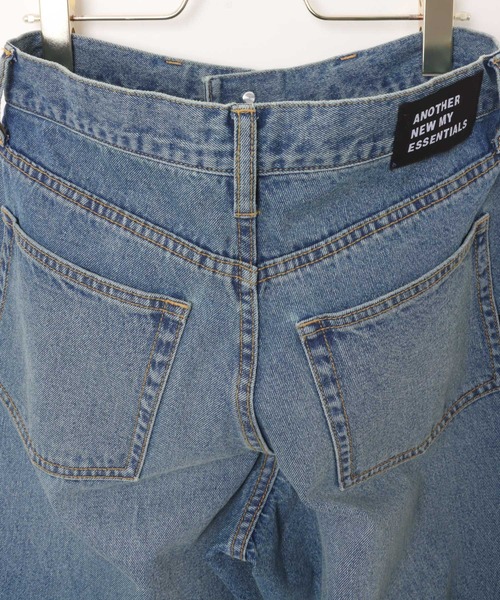 ANME（アンメ）の「【新色追加】ルーズデニムストレートワイドパンツ（デニムパンツ・レディース・ブルー/オフホワイト/ブラック/インディゴブルー/ブラウン・L/M/XXL/XL）」の22枚目の写真