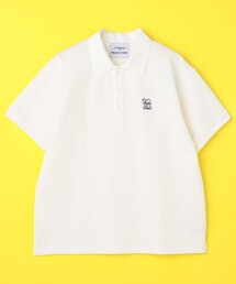 FREAK'S STORE（フリークスストア）の「matsui×FREAK'S STORE/マツイ×フリークスストア matsui×FREAK'S STORE/マツイ×フリークスストア 別注「しらない」鹿の子ポロネック 半袖Tシャツ（ポロシャツ・メンズ）」