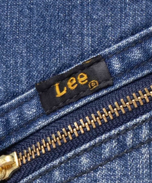 Lee(リー)の「Lee(R)【 DUNGAREES / ダンガリーズ 】デニムジップアップブルゾン(デニムジャケット・メンズ・ライトインディゴブルー/ブルー系その他/ワンウォッシュ・S/M/L/XL)」の9枚目の写真