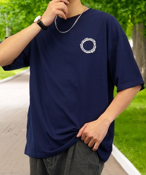 Burner(バーナー)の「【GROOVY STORE】ワイドシルエットミニロゴTシャツ 吸水速乾 UVカット(Tシャツ/カットソー・メンズ・ブラック/ブラック系その他2/グレイッシュベージュ/サックスブルー/ホワイト系その他2/ブラック系その他3/ダークグリーン/スミクロ/ミント/ネイビー/ホワイト/サーモンピンク/ホワイト系その他4/ホワイト系その他3・M/L/LL)」の12枚目の写真