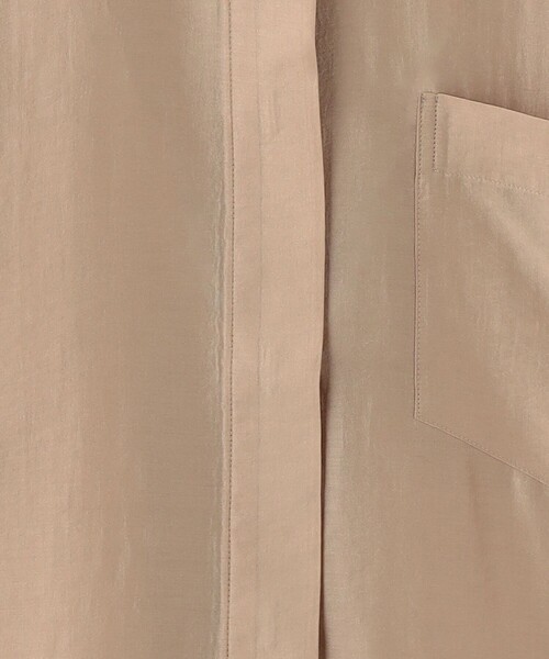 6（ロク）の「＜6(ROKU)＞CEL/PL スケシャツ（シャツ/ブラウス・レディース・ダークグレー/ナチュラル・FREE）」の15枚目の写真