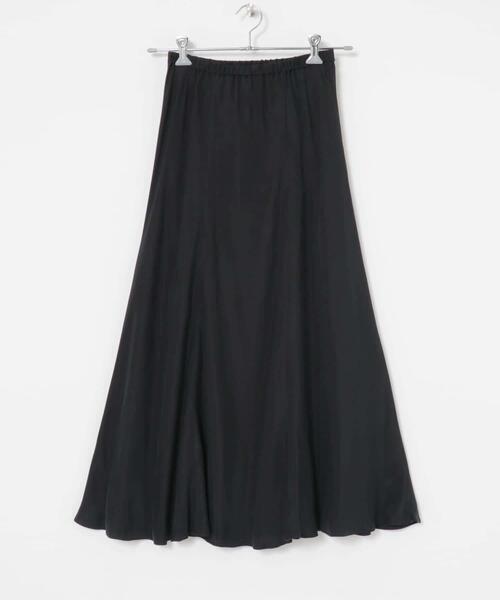 URBAN RESEARCH（アーバンリサーチ）の「キュプラフィブリルロングスカート（スカート・レディース・チャコールグレー/オリーブ/ブラック・FREE）」の9枚目の写真