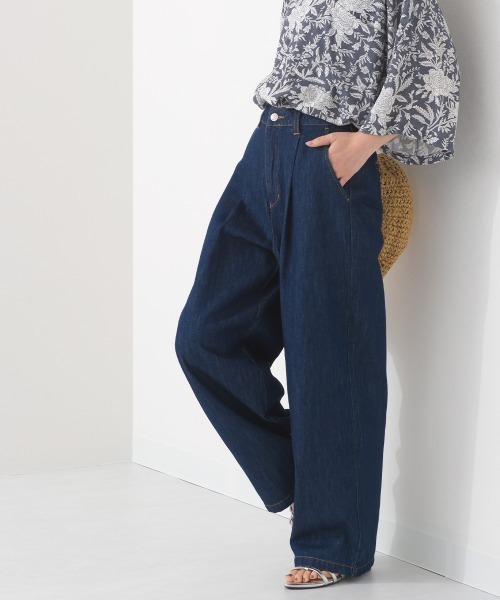 orun バルーンデニム 2xl セール】ワイドバルーンデニムパンツ（デニムパンツ）｜OMNES