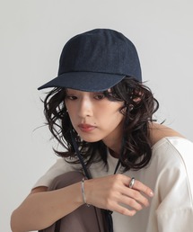for/c（フォーシー）の「デニムヒモツキキャップ【サスティナブル】（キャップ）」