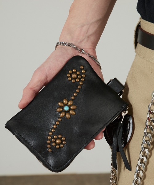 HTC/エイチティーシー CORNER ZIPPER PURSE ポーチ型ウォレット ミニ