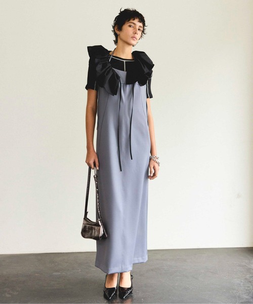 メゾンスペシャル　レイヤードチュールトップ　新品未使用 Multiway Tulle Layered Collar/マルチウェイチュールレイヤード