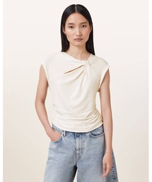ALLSAINTS | ROBIN SLEEVELESS JERSEY TOP | ROBIN ノースリーブ ジャージー トップ(Tシャツ/カットソー)