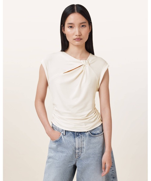 tシャツ ROBIN SLEEVELESS JERSEY TOP | ROBIN ノースリーブ ジャージー トップ レディース セール】ROBIN SLEEVELESS JERSEY TOP | ROBIN ノースリーブ