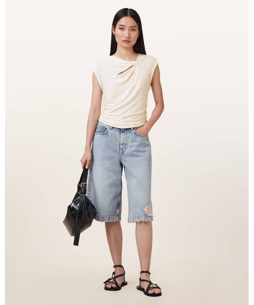 tシャツ ROBIN SLEEVELESS JERSEY TOP | ROBIN ノースリーブ ジャージー トップ レディース セール】ROBIN SLEEVELESS JERSEY TOP | ROBIN ノースリーブ