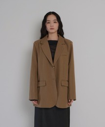 Geeong（ジーオン）の「オーバーサイズ カジュアル テーラードジャケット（その他アウター）」