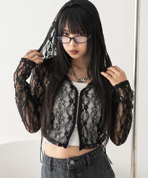 レースパーカー レースダブルジップパーカー｜WEGO（ウィゴー） – WEGO ONLINE STORE